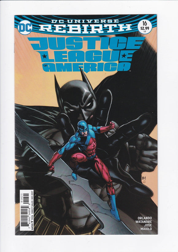Justice League of America Vol. 5  # 16  Mahnke Variant