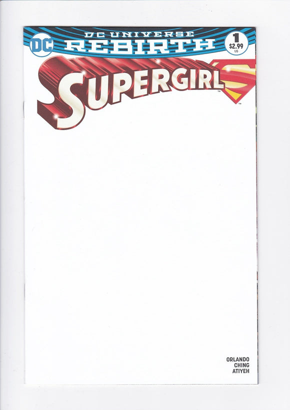 Supergirl Vol. 7  # 1  Blank Variant