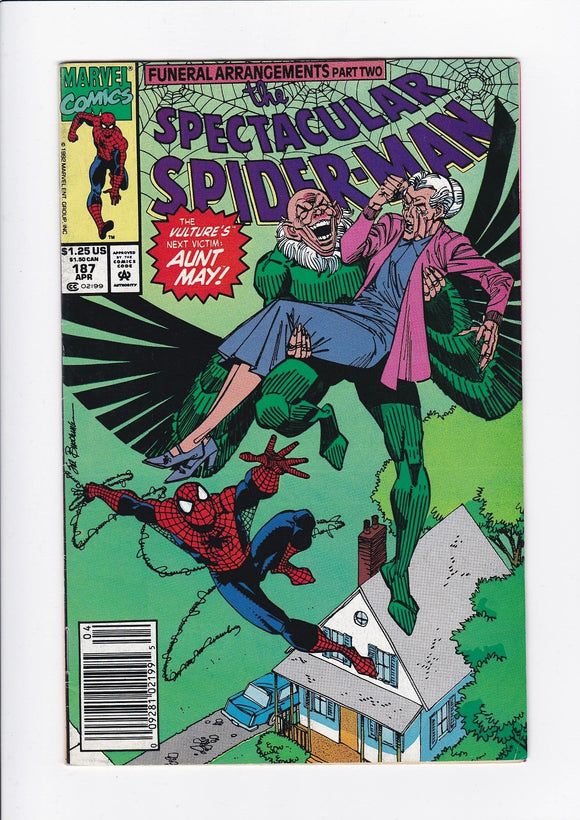 Spectacular Spider-Man Vol. 1  # 187  Newsstand