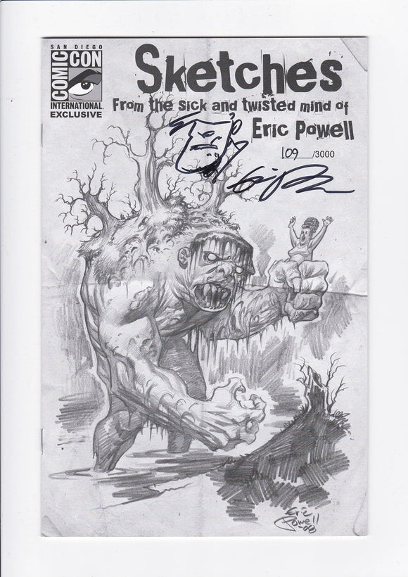 Sketches From The Sick And Twisted Mind Of Eric Powell - Signed/Remarked and Numbered SDCC Exclusive
