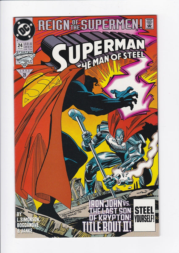 Superman: The Man of Steel  # 24