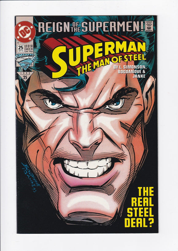Superman: The Man of Steel  # 25