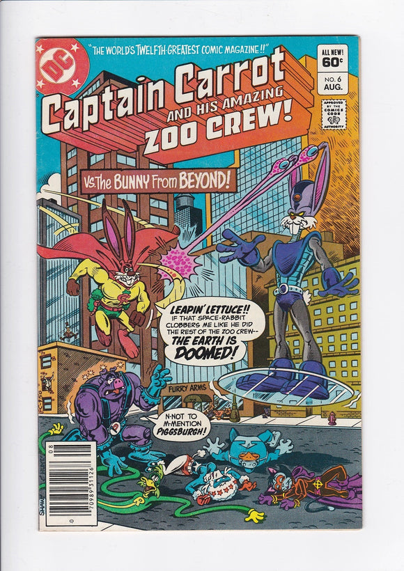 Captain Carrot and his Amazing Zoo Crew  # 6