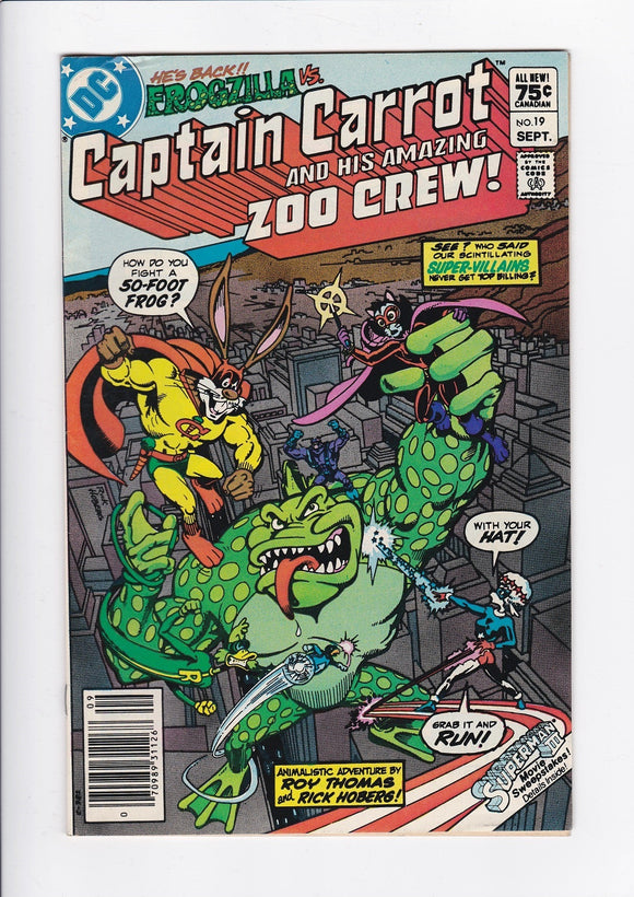 Captain Carrot and his Amazing Zoo Crew  # 19  Canadian
