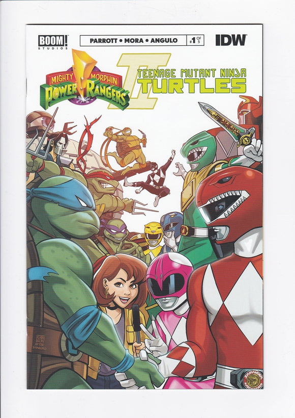 Mighty Morphin Power Rangers / Teenage Mutant Ninja Turtles Vol. 2  # 1  Boom Gibson Exclusive