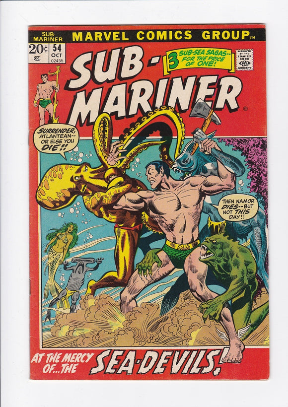 Sub-Mariner Vol. 1  # 54