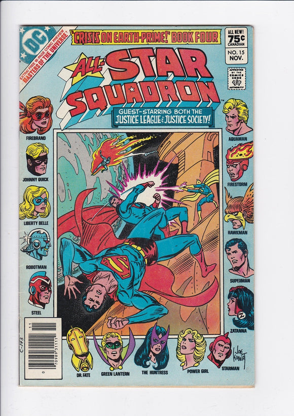 All-Star Squadron Vol. 1  # 15  Canadian