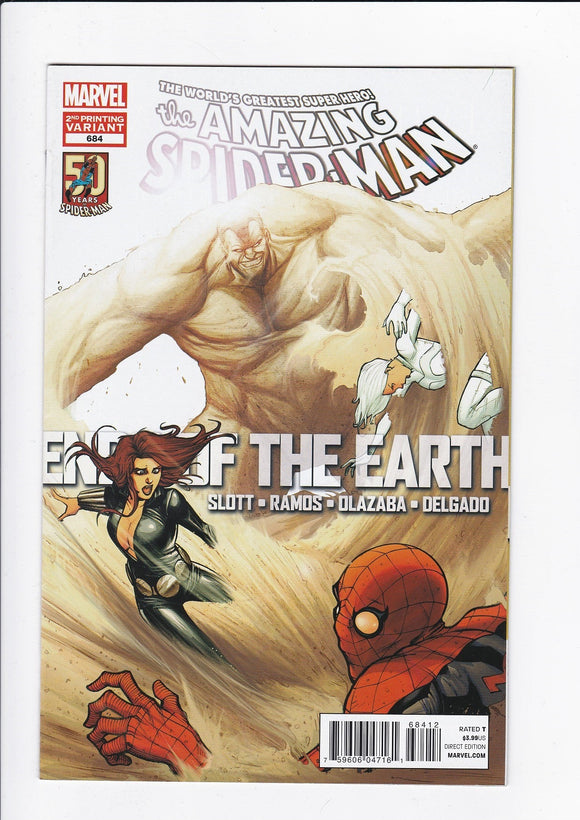 Amazing Spider-Man Vol. 1  # 684  2nd Print Variant