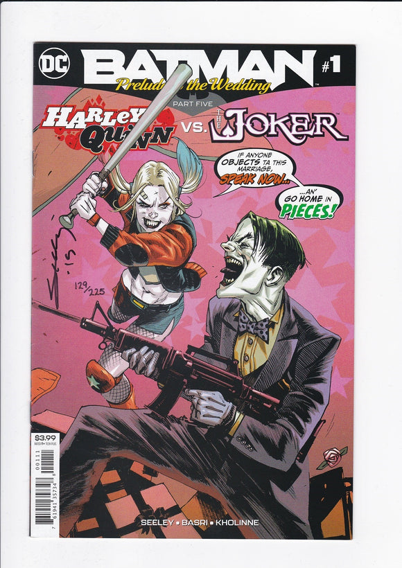 Batman: Prelude to the Wedding - Harley Quinn Vs. Joker  # 1  Signed By Tim Seeley