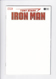 Tony Stark: Iron Man  # 1   Blank Variant