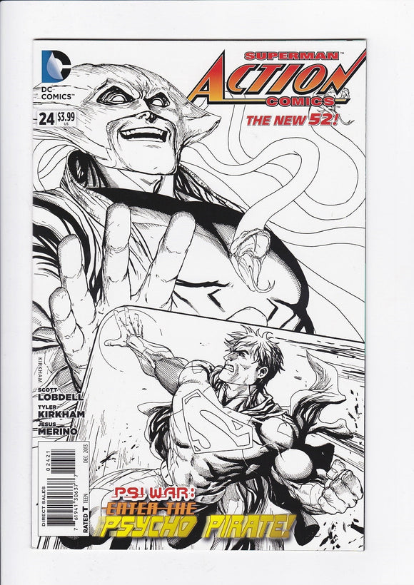 Action Comics Vol. 2  # 24  1:25 Incentive Kirkham Variant