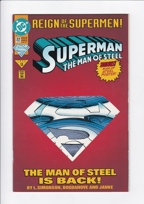 Superman: Man of Steel  # 22