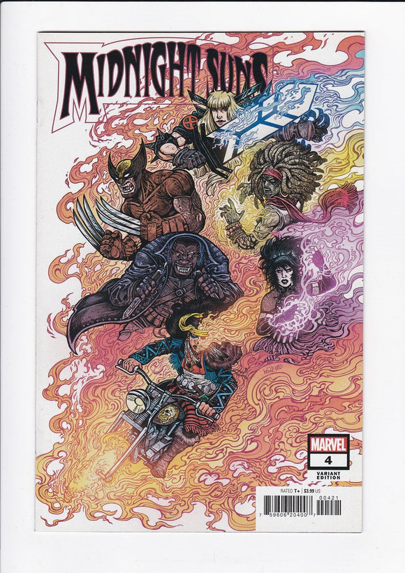 Midnight Suns  # 4  1:25 Incentive Wolf Variant