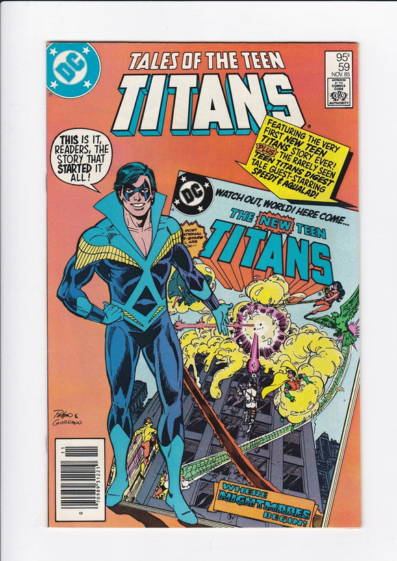 Tales of the Teen Titans Vol. 1  # 59  Canadian