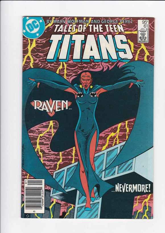 Tales of the Teen Titans Vol. 1  # 61  Canadian