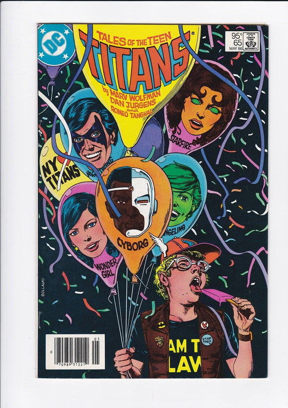Tales of the Teen Titans Vol. 1  # 65  Canadian