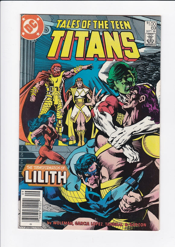 Tales of the Teen Titans Vol. 1  # 69  Canadian