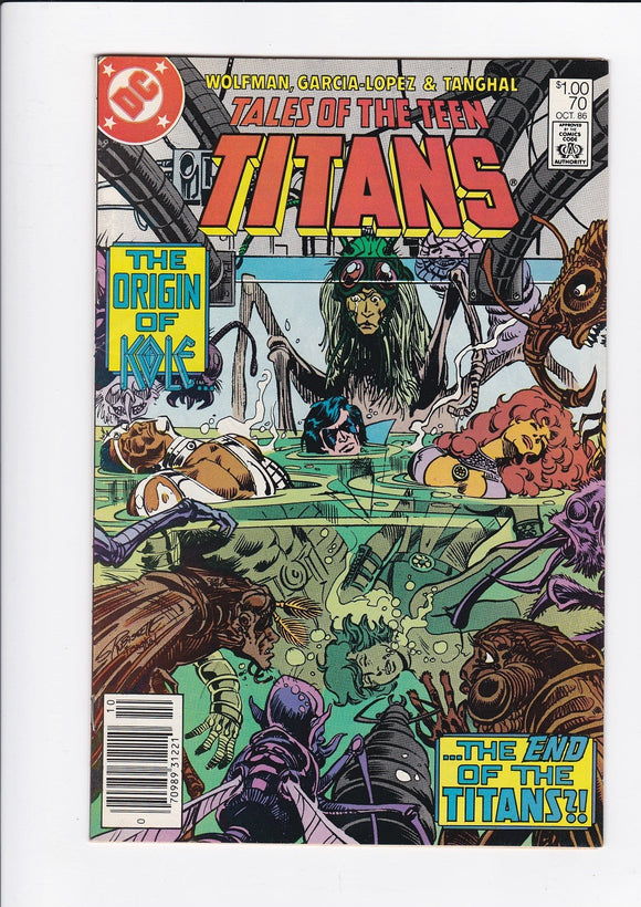 Tales of the Teen Titans Vol. 1  # 70  Canadian