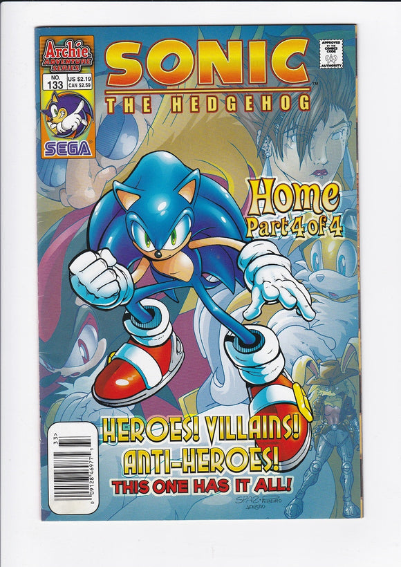 Sonic The Hedgehog Vol. 2  # 133  Newsstand
