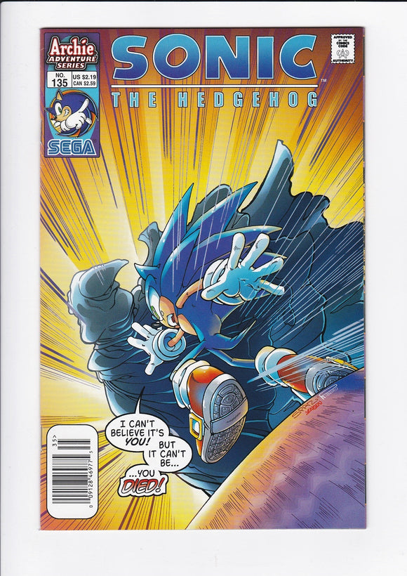 Sonic The Hedgehog Vol. 2  # 135  Newsstand