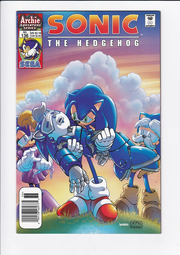 Sonic The Hedgehog Vol. 2  # 136  Newsstand