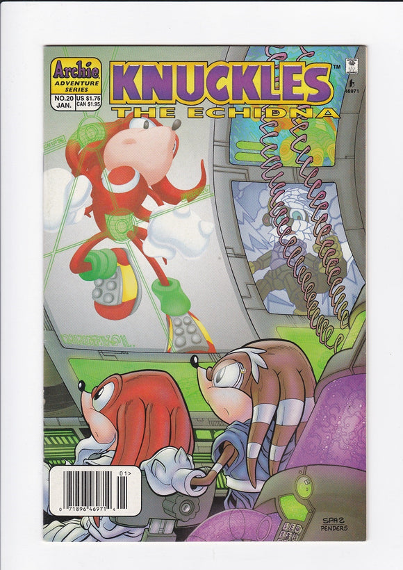 Knuckles: The Echidna  # 20  Newsstand