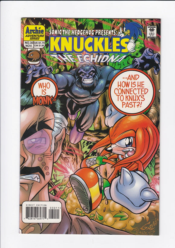 Knuckles: The Echidna  # 30