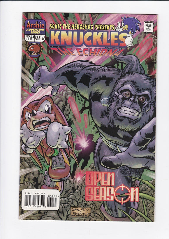 Knuckles: The Echidna  # 32