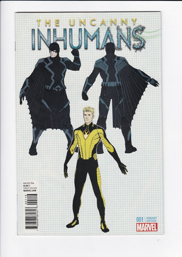 Uncanny Inhumans  # 1  1:15  Incentive Variant