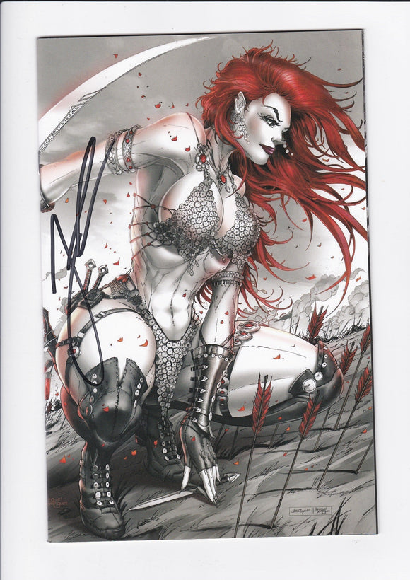 Red Sonja: Black, White and Red  # 1  Tyndall Exclusive Signed