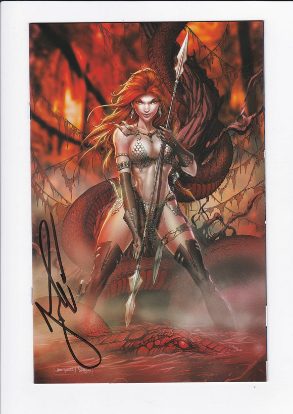 Immortal Red Sonja  # 2  Tyndall Exclusive Signed