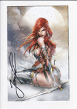 Immortal Red Sonja  # 1  Tyndall Exclusive Signed