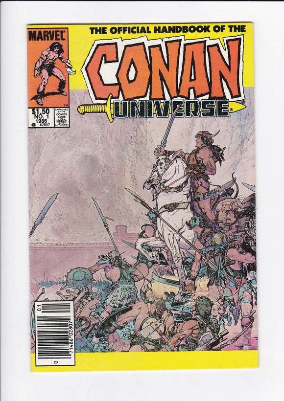Official Handbook of the Conan Universe  # 1  Canadian