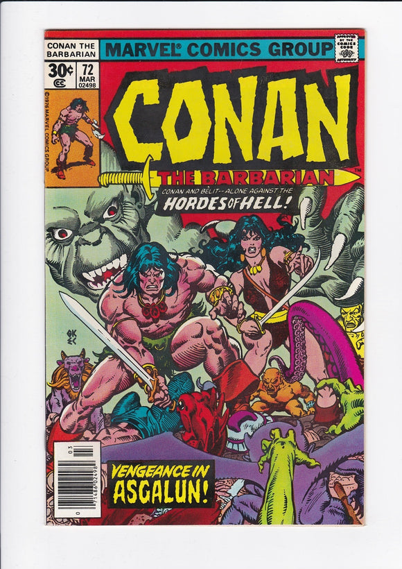 Conan The Barbarian Vol. 1  #  72