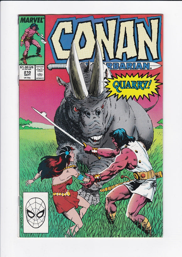 Conan The Barbarian Vol. 1  #  210
