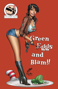 MAN GOAT & BUNNYMAN GREEN EGGS & BLAM #1 CVR D 10 COPY FOC