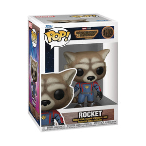 POP MARVEL GOTG 3 ROCKET VINYL FIG