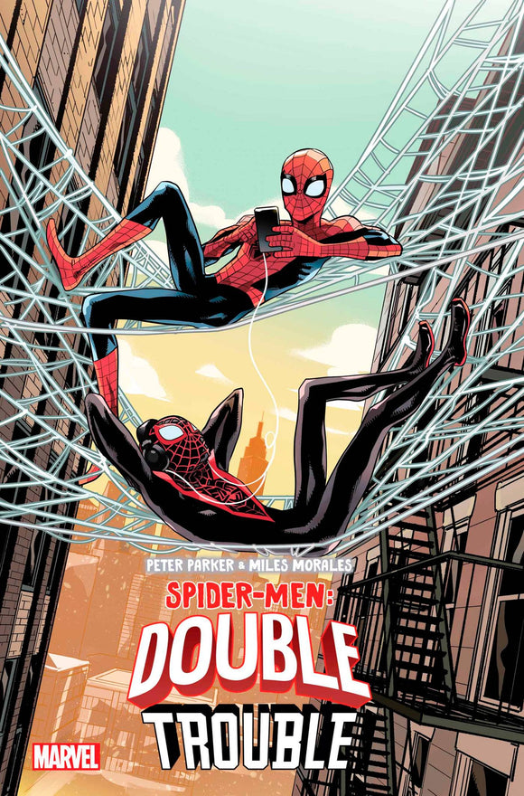 PETER PARKER MILES MORALES SPIDER-MAN DOUBLE TROUBLE #4 (OF 4) NAO FUJI VAR