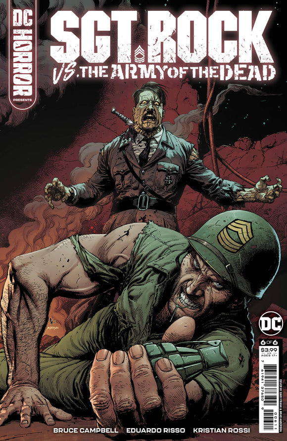 DC HORROR PRESENTS SGT ROCK VS THE ARMY OF THE DEAD #6 (OF 6) CVR A GARY FRANK