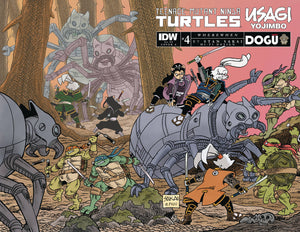 Teenage Mutant Ninja Turtles/Usagi Yojimbo: WhereWhen #4 Cover A (Sakai)
