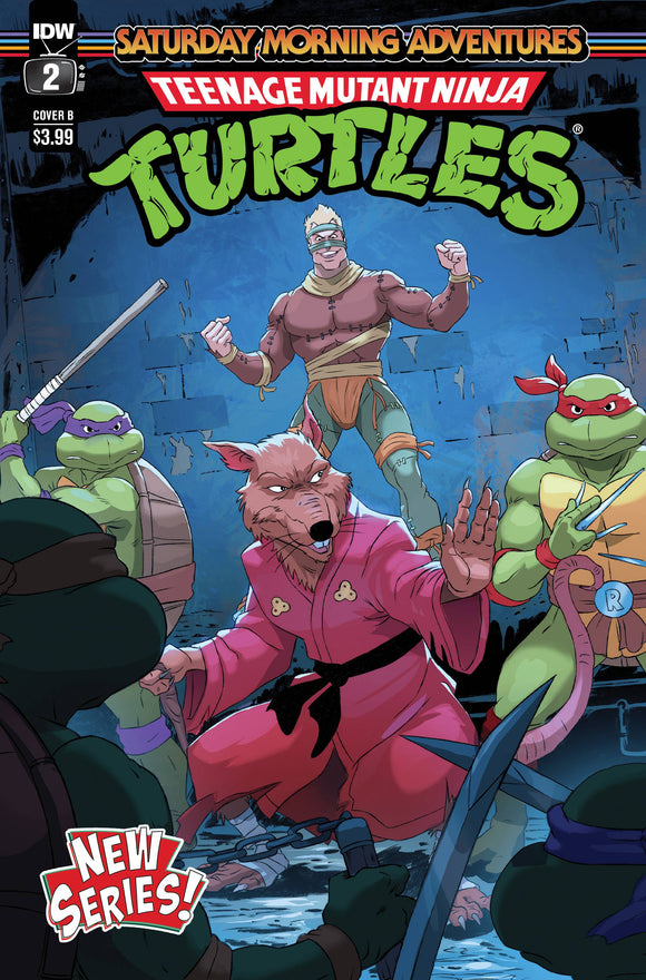 Teenage Mutant Ninja Turtles: Saturday Morning Adventures (2023) #2 Variant B (Schoening)
