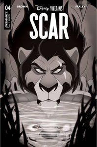 DISNEY VILLAINS SCAR #4 CVR G 10 COPY INCV FORSTNER B&W