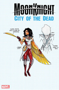 MOON KNIGHT CITY OF THE DEAD #2 (OF 5) MARCELO FERREIRA DESIGN VAR 1:10