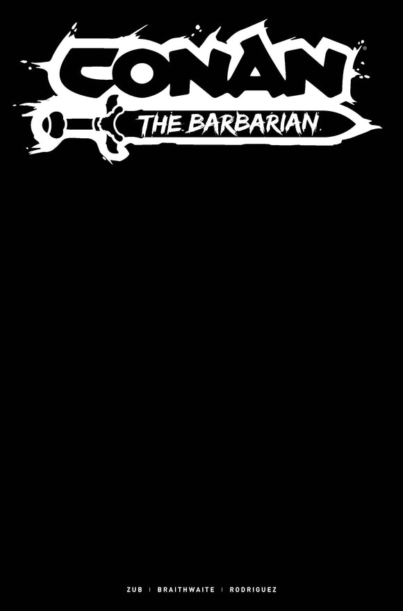 CONAN BARBARIAN #5 CVR F BLANK SKETCH