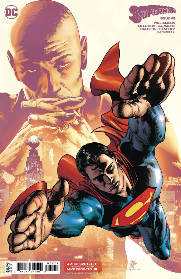 SUPERMAN #8 CVR E MIKE DEODATO JR ARTIST SPOTLIGHT CSV