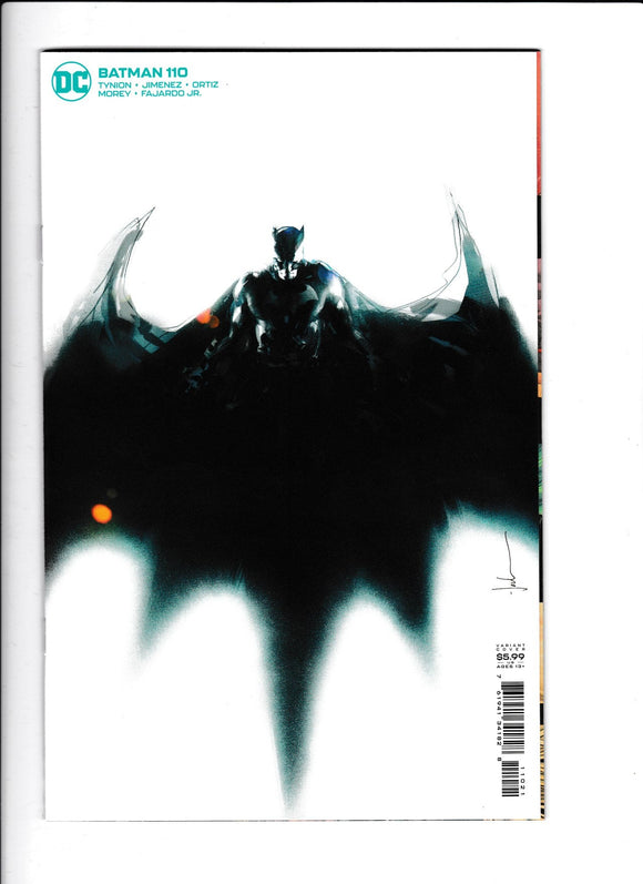 Batman Vol. 3  # 110  Jock Variant