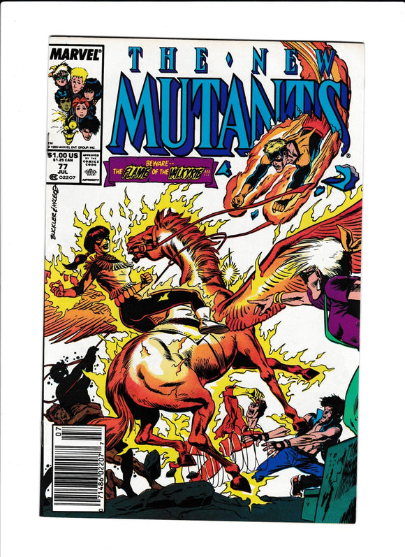 New Mutants Vol. 1  # 77 Newsstand